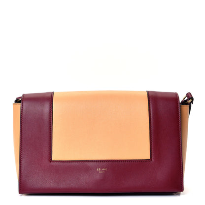 Celine Shiny Smooth Calfskin Medium Frame Shoulder Bag Ruby Nude 1 of 4