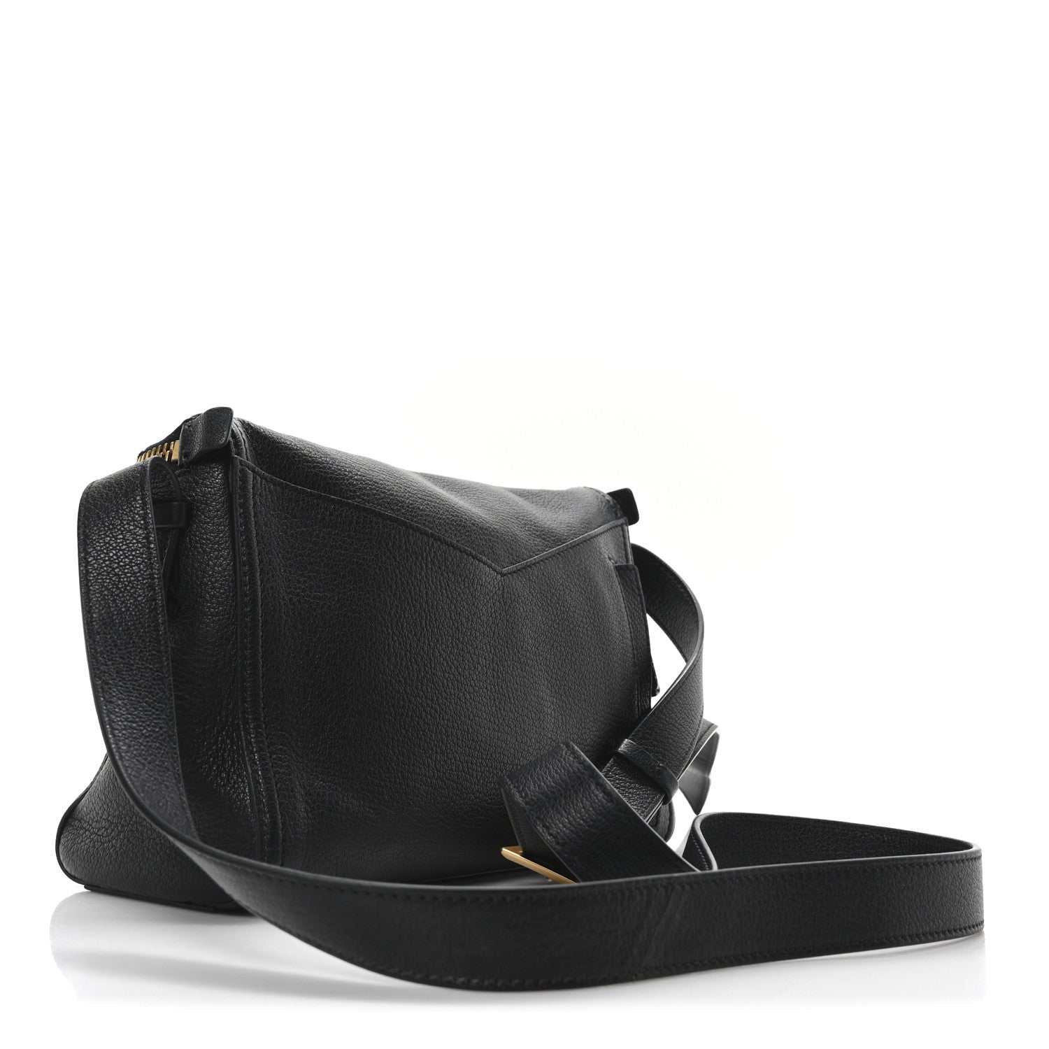 MCM Goatskin Diamant 3D Shoulder Bag Black 3 of 10