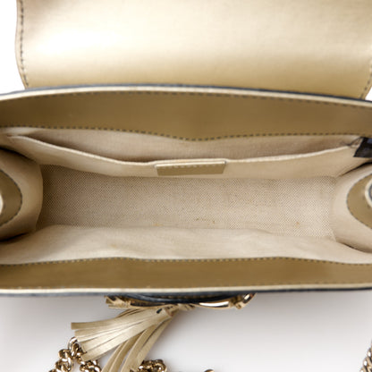 Gucci Shine Guccissima Small Emily Chain Shoulder Bag Gold 5 of 11
