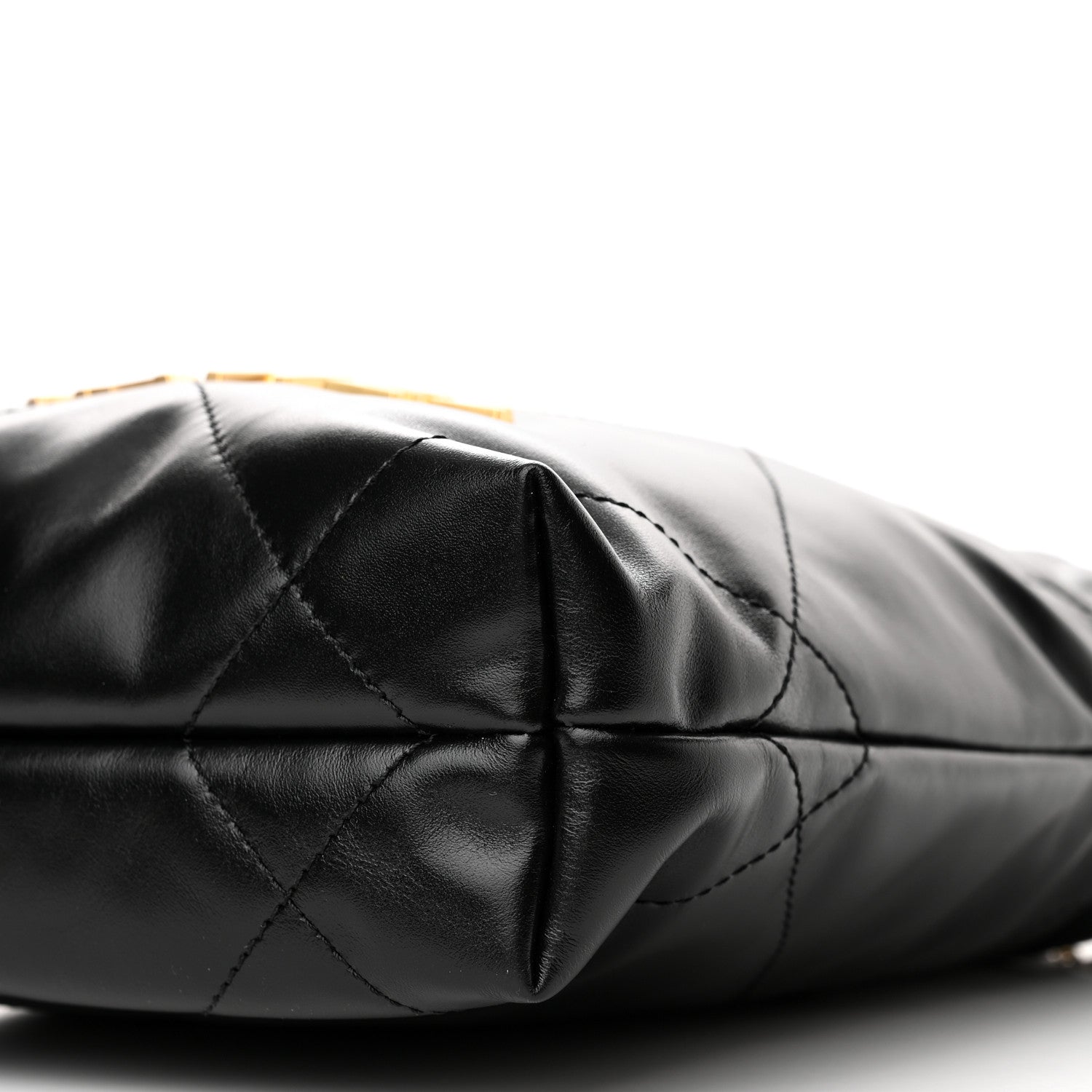 Chanel Shiny Calfskin Quilted Mini Chanel 22 Black 10 of 11