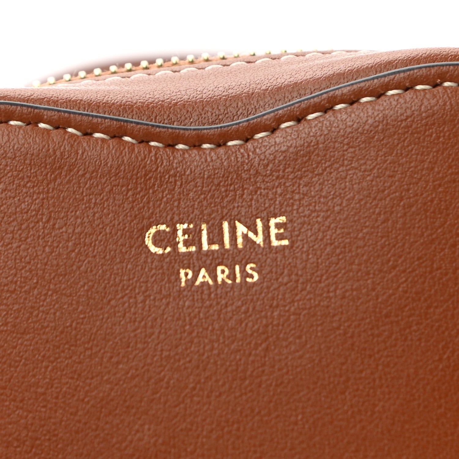 Celine Box Calfskin Micro Heart Crossbody Bag Camel 6 of 10