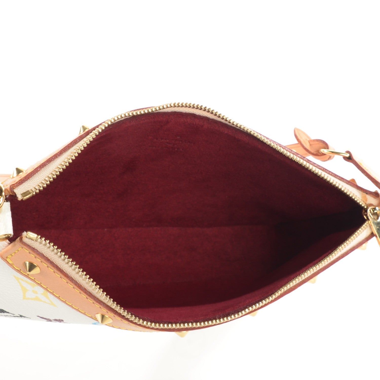 Louis Vuitton Monogram Multicolor Pochette Accessories White 5 of 8