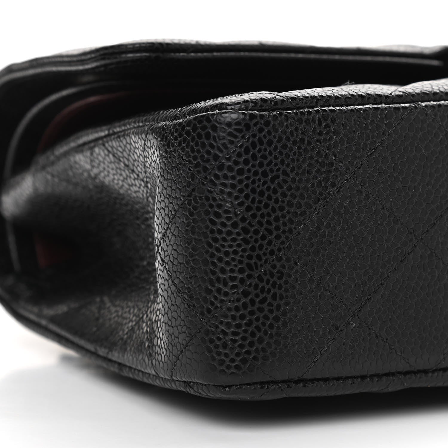 Chanel Caviar Quilted Medium Double Flap Black 9 of 11