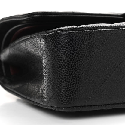 Chanel Caviar Quilted Medium Double Flap Black 9 of 11