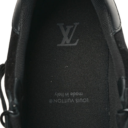 Louis Vuitton Suede Mens LV Trainer Sneakers 8.5 Black 8 of 8