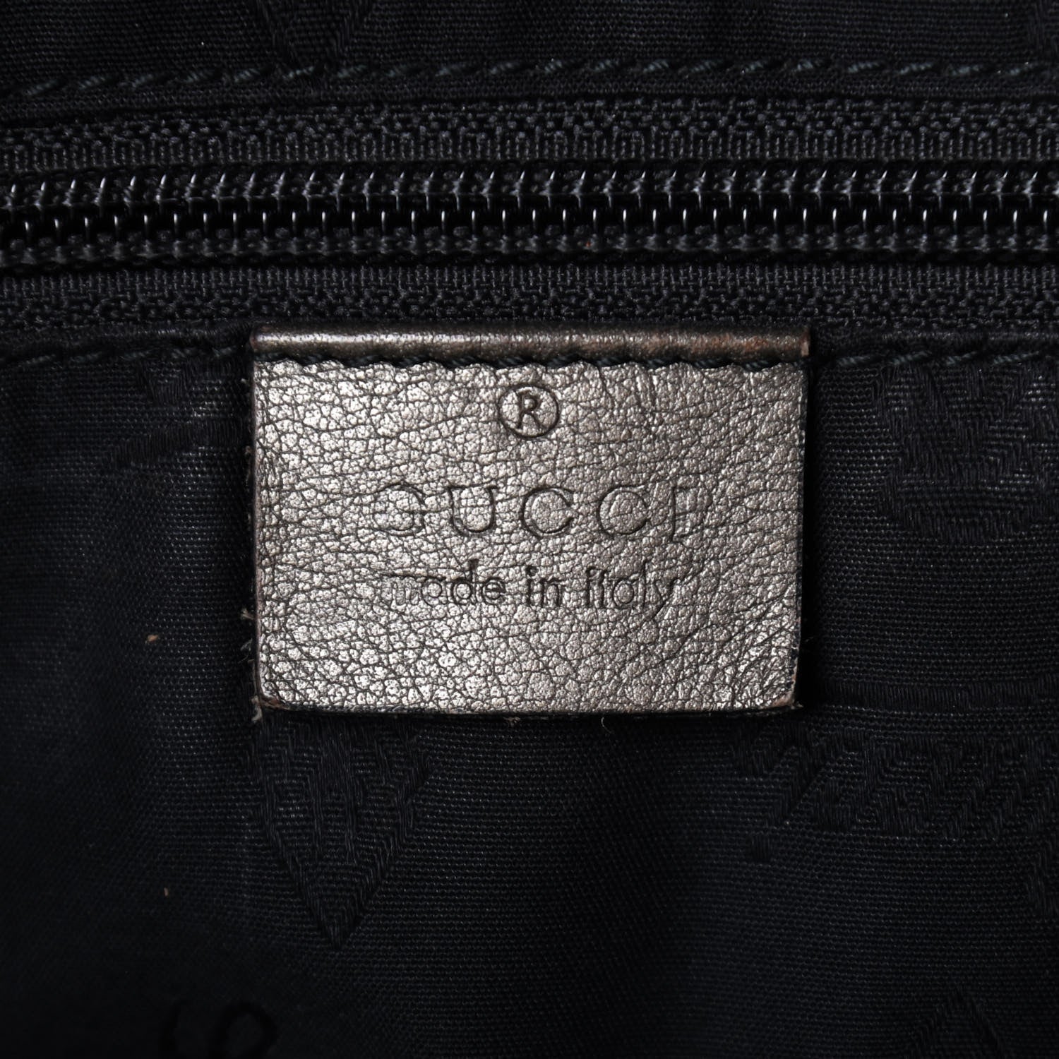 Gucci Imprime Monogram Medium Zippered Shopping Tote Pewter 8 of 13