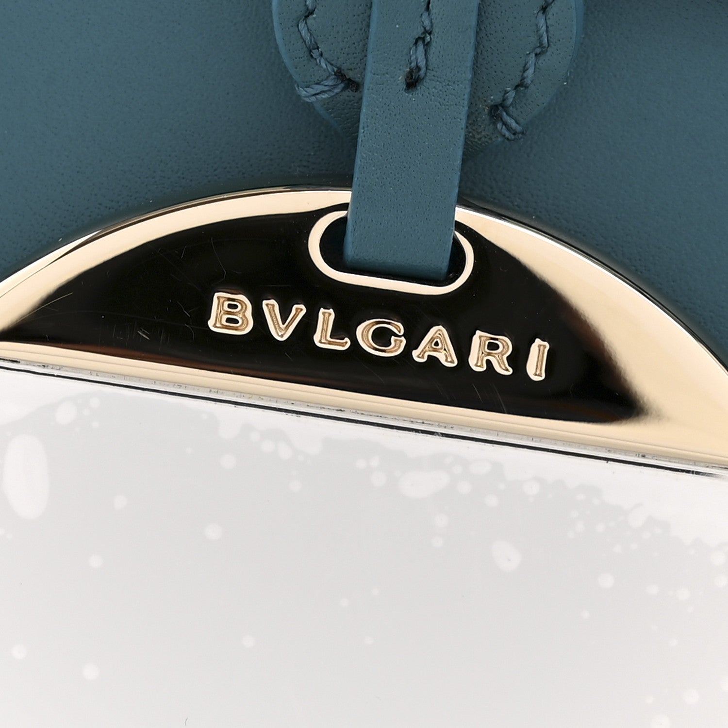 Bulgari Calfskin Galuchat Serpenti Forever Crossbody Turquoise 12 of 15