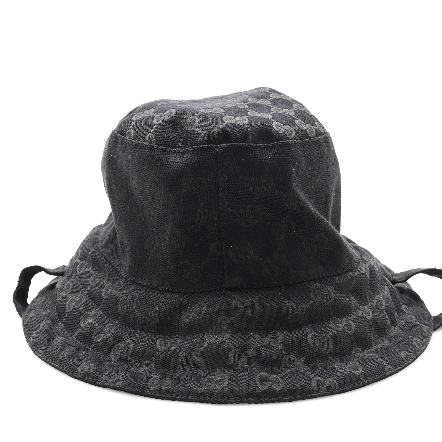 Gucci Canvas Monogram Reversible Bucket Hat Black 11 of 14