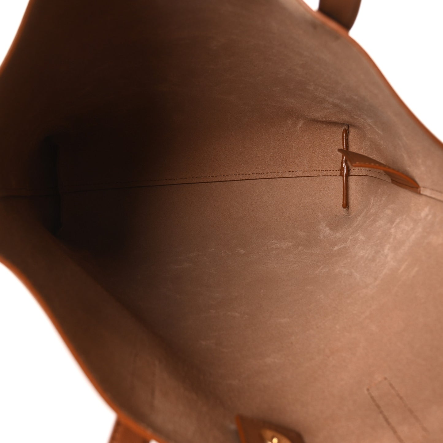 Calfskin Toy Shopping Tote Dark Tan