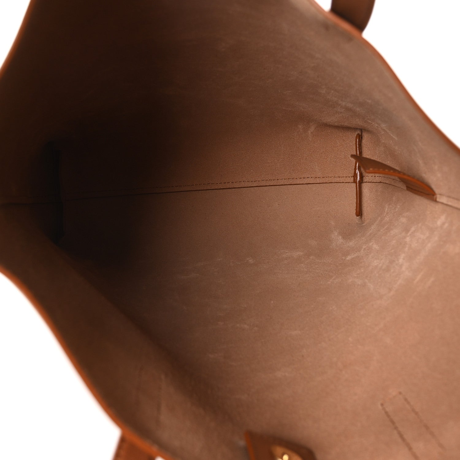 Saint Laurent Calfskin Toy Shopping Tote Dark Tan 5 of 10