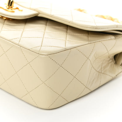Chanel Lambskin Quilted Small Double Flap Beige 10 of 13