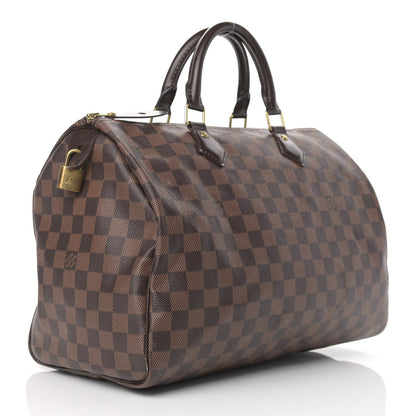 Louis Vuitton Damier Ebene Speedy 35 3 of 20