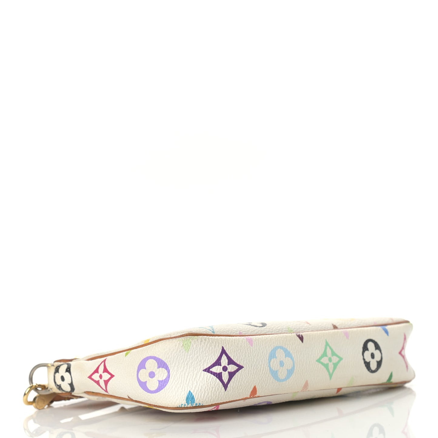 Monogram Multicolor Pochette Accessories White