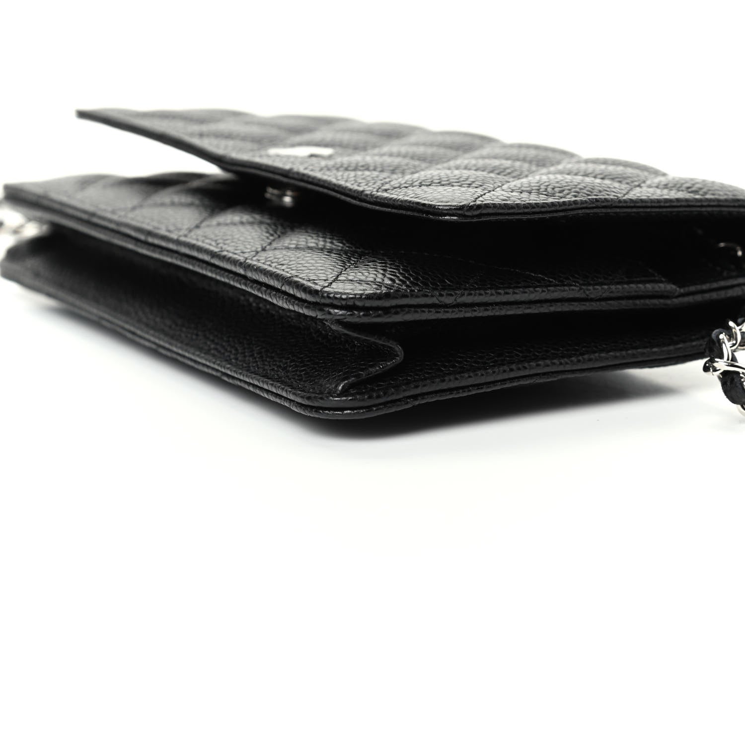 Chanel Caviar Quilted Wallet On Chain WOC Black 7 of 10