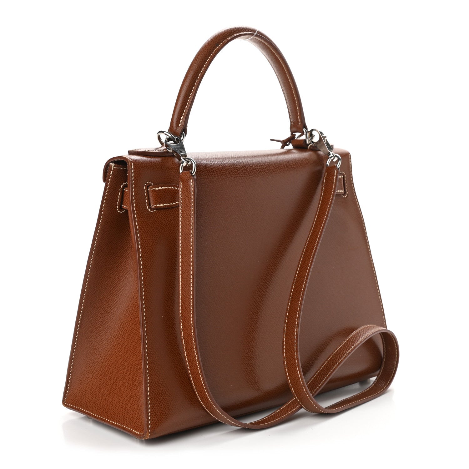 Hermes Courchevel Kelly Sellier 28 Gold 3 of 14