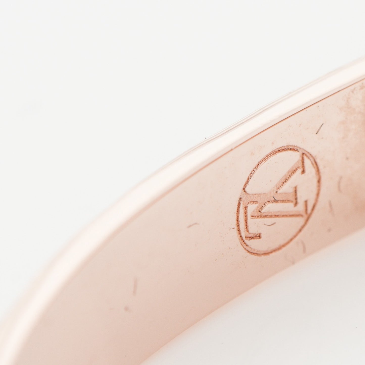 Nanogram Hoop Earrings Pink Gold
