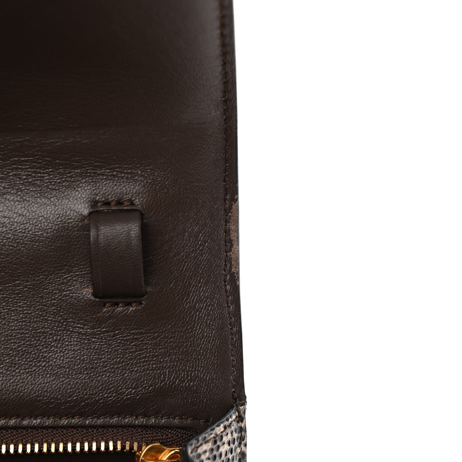 Celine Lizard Small Classic Box Flap Bag Natural 11 of 13