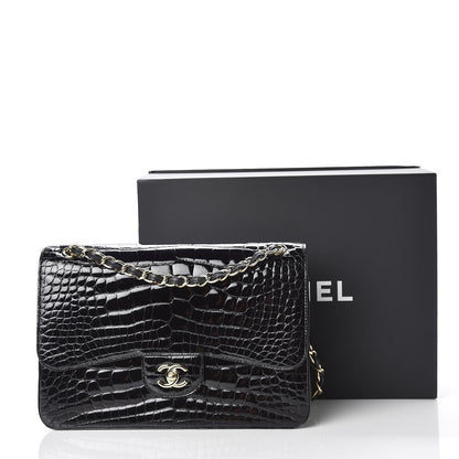 Chanel Alligator Jumbo Double Flap Black 11 of 11