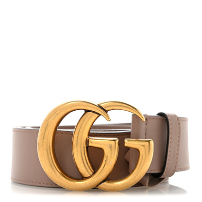 Gucci Calfskin Double G 40mm Belt 80 32 Porcelain Rose 1 of 8