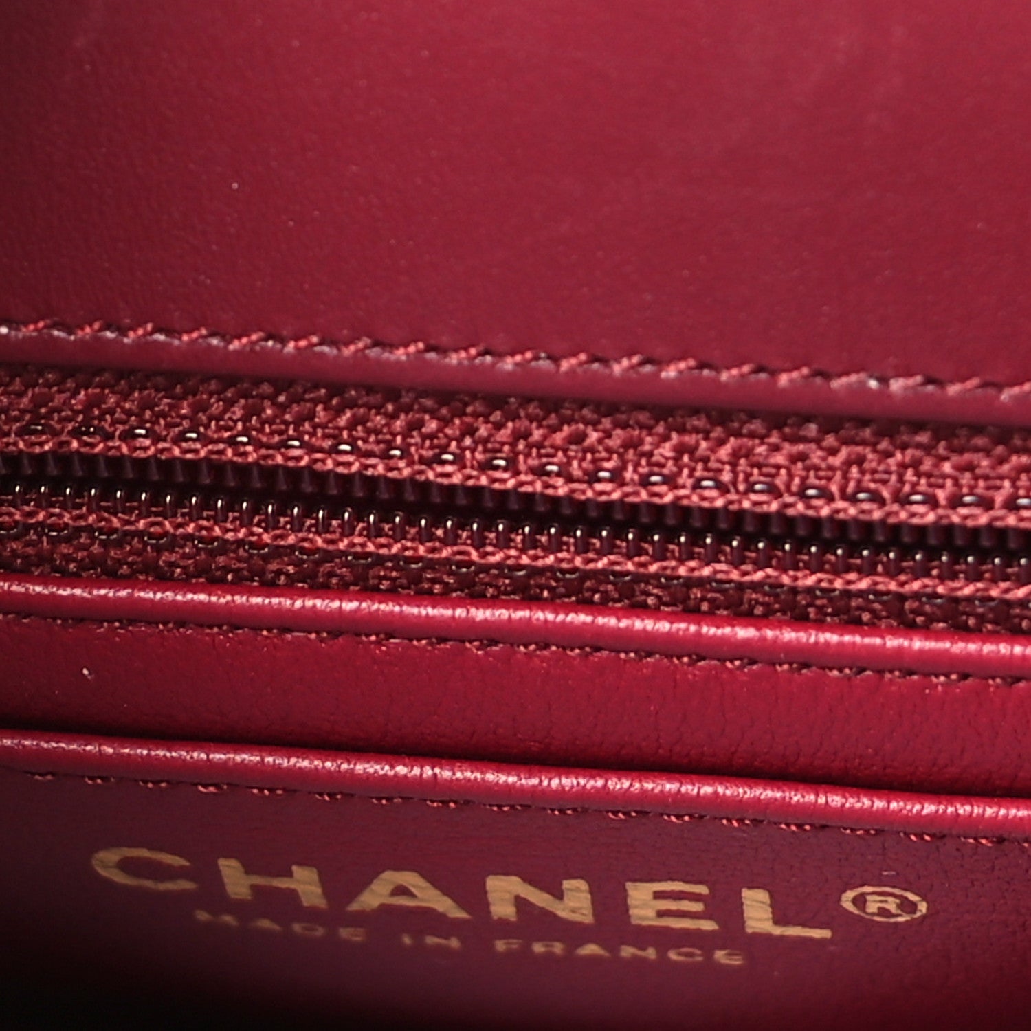 Chanel Velvet Enamel Mini Flap Red 6 of 9
