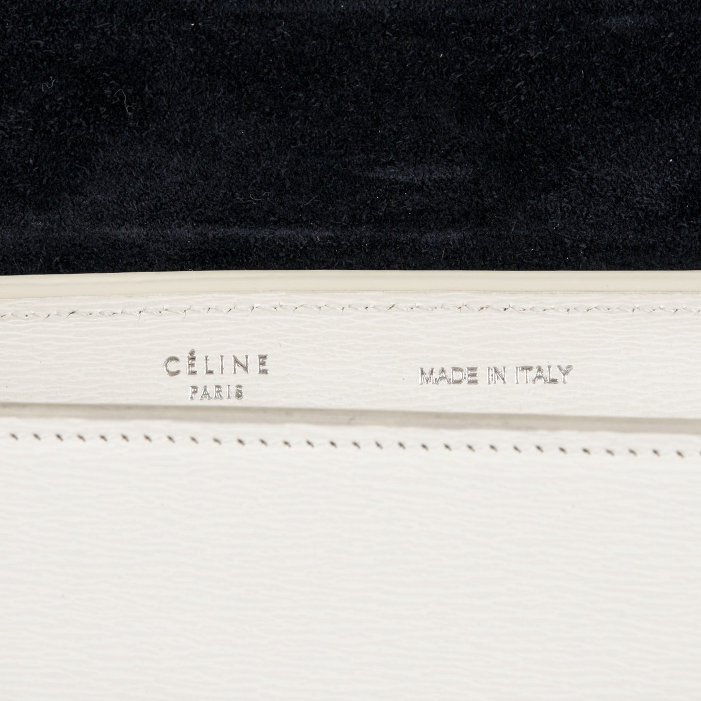 Liege Calfskin Small Trapeze White