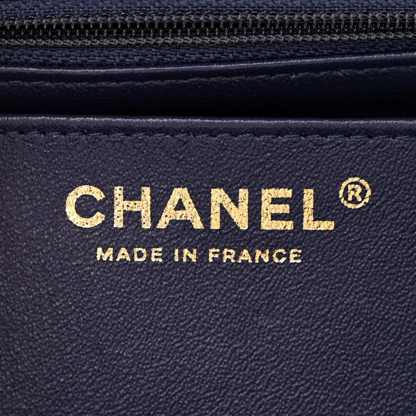 Tweed Quilted Mini Rectangular Flap Blue