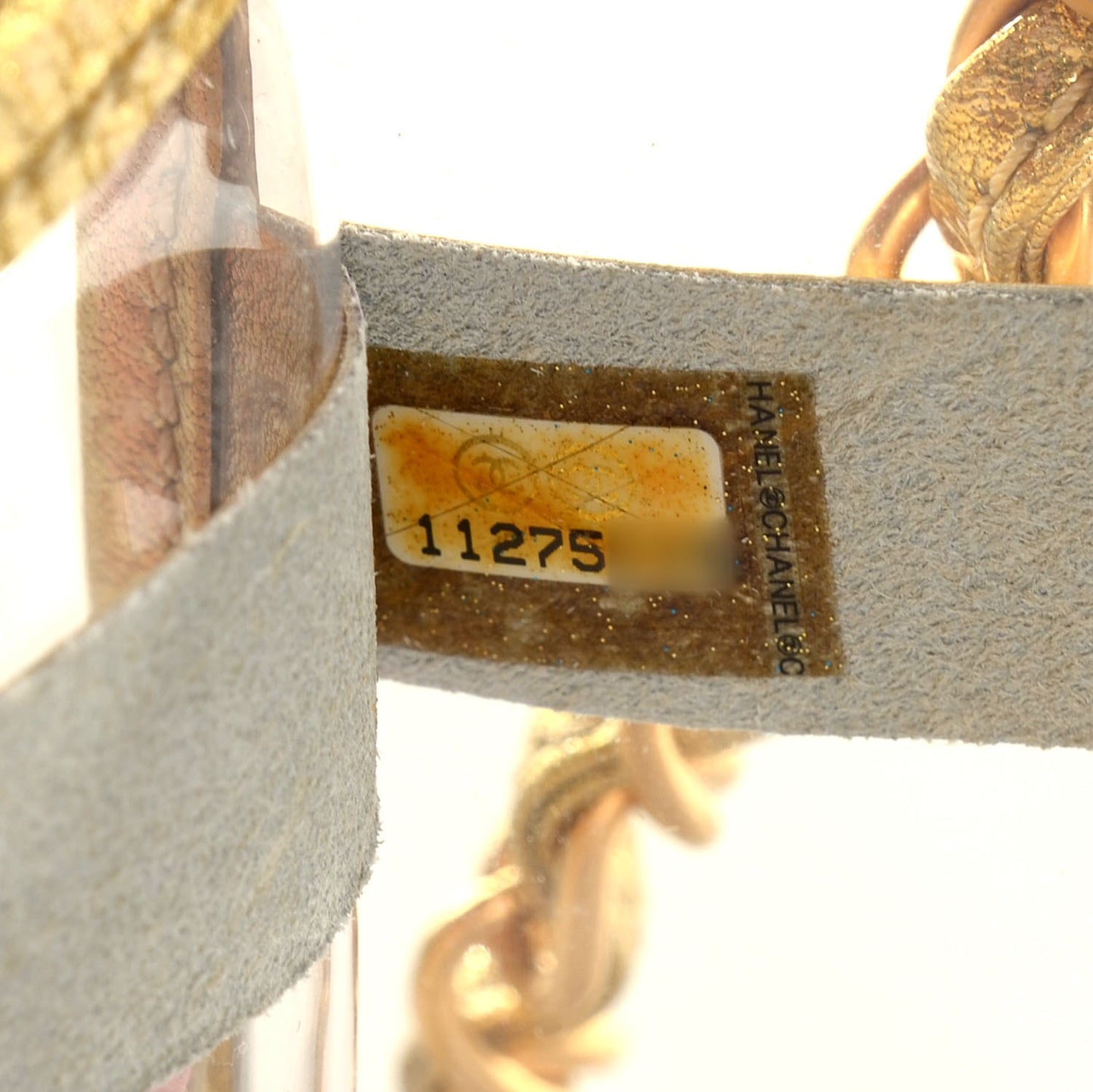 Vinyl Naked Classic Large Flap Gold