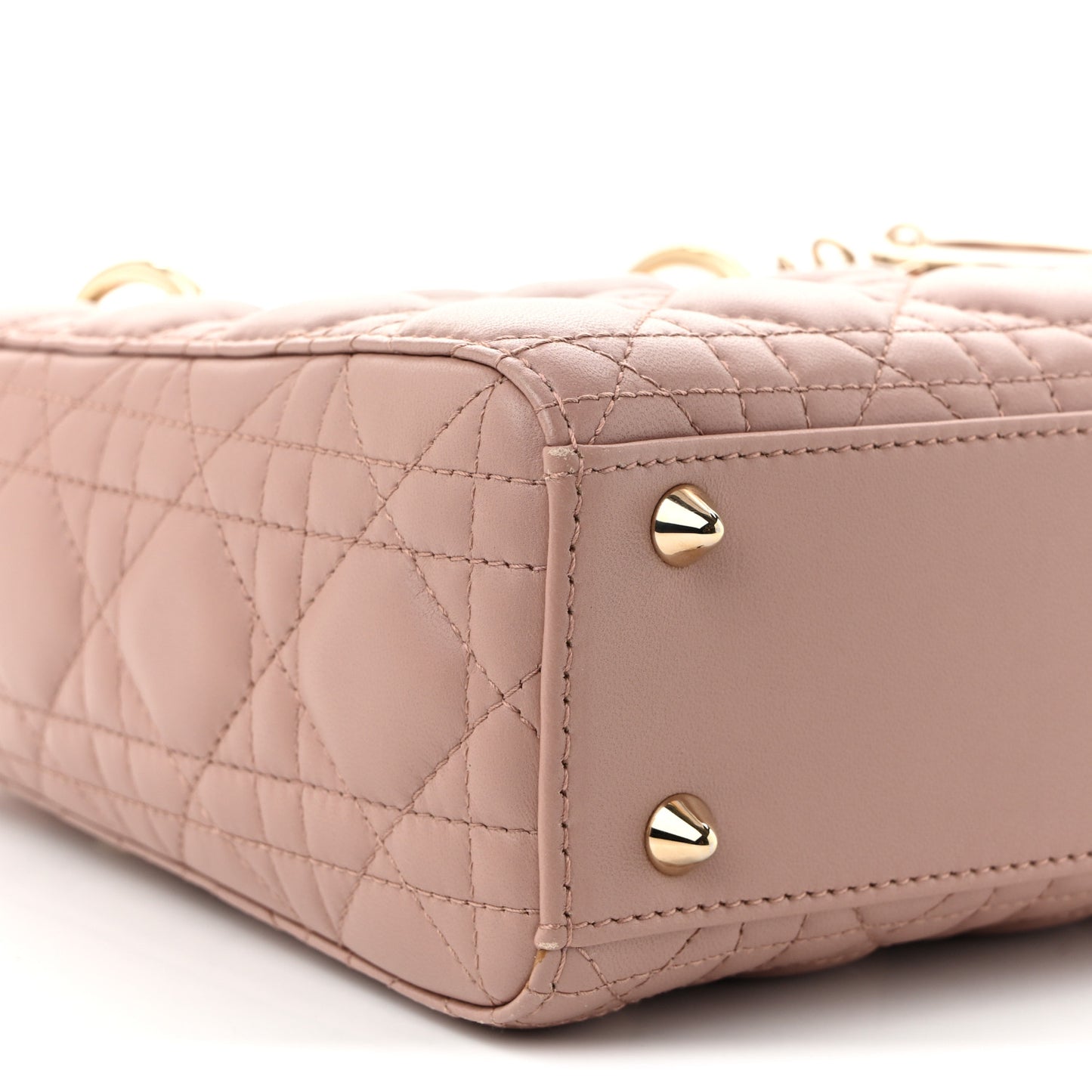 Lambskin Cannage Small Lucky Badges My Lady Dior Fard