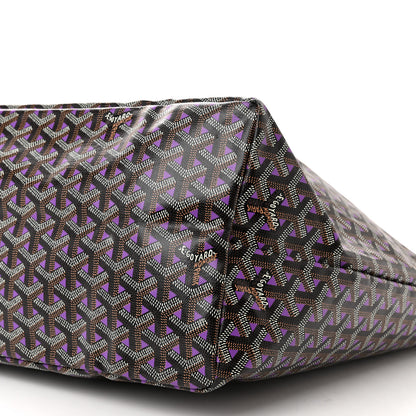 Goyard Goyardine Saint Louis Claire Voie GM Black Purple 10 of 10