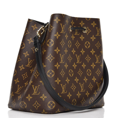 Louis Vuitton Monogram Neonoe MM Black 3 of 7