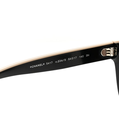 Chanel Acetate Square Sunglasses 5417 Black 5 of 8