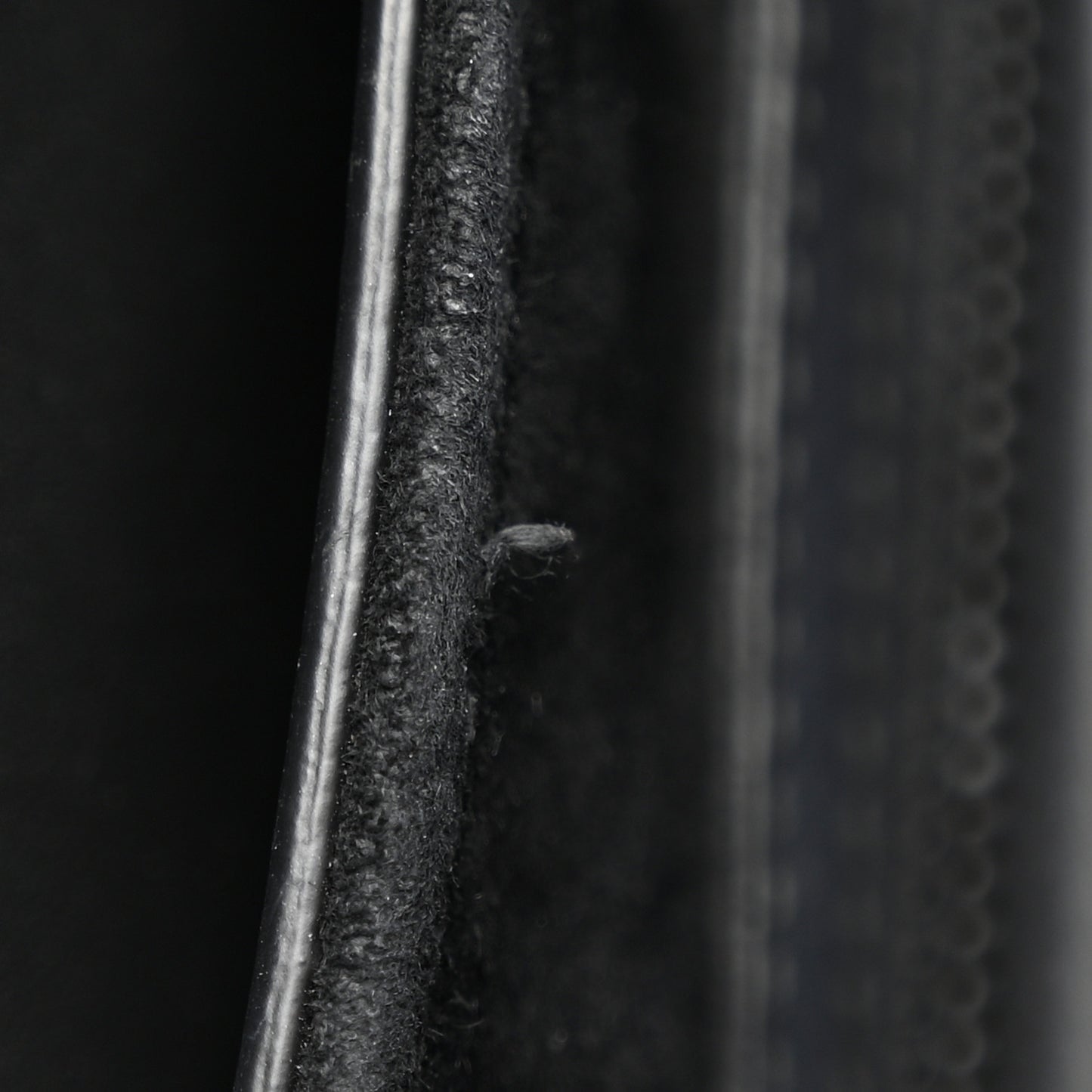 Ultra Matte Calfskin Saddle Bag Black