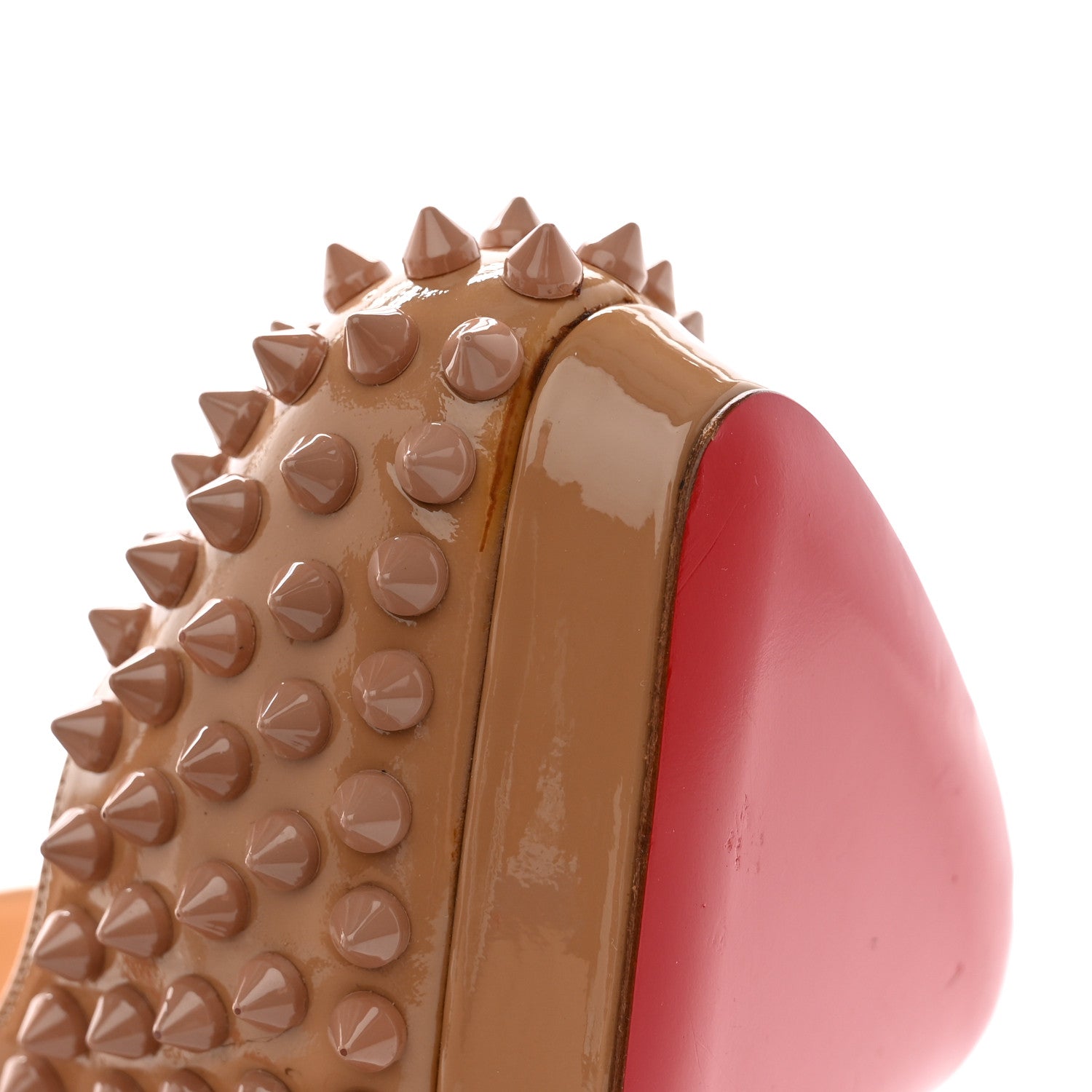 Christian Louboutin Patent Alti Spikes 140 Pumps 40 Nude 14 of 16