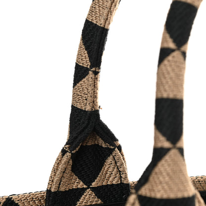 Prada Jacquard Saffiano Triangolo Symbole Embroidered Small Tote Black Corda 12 of 12