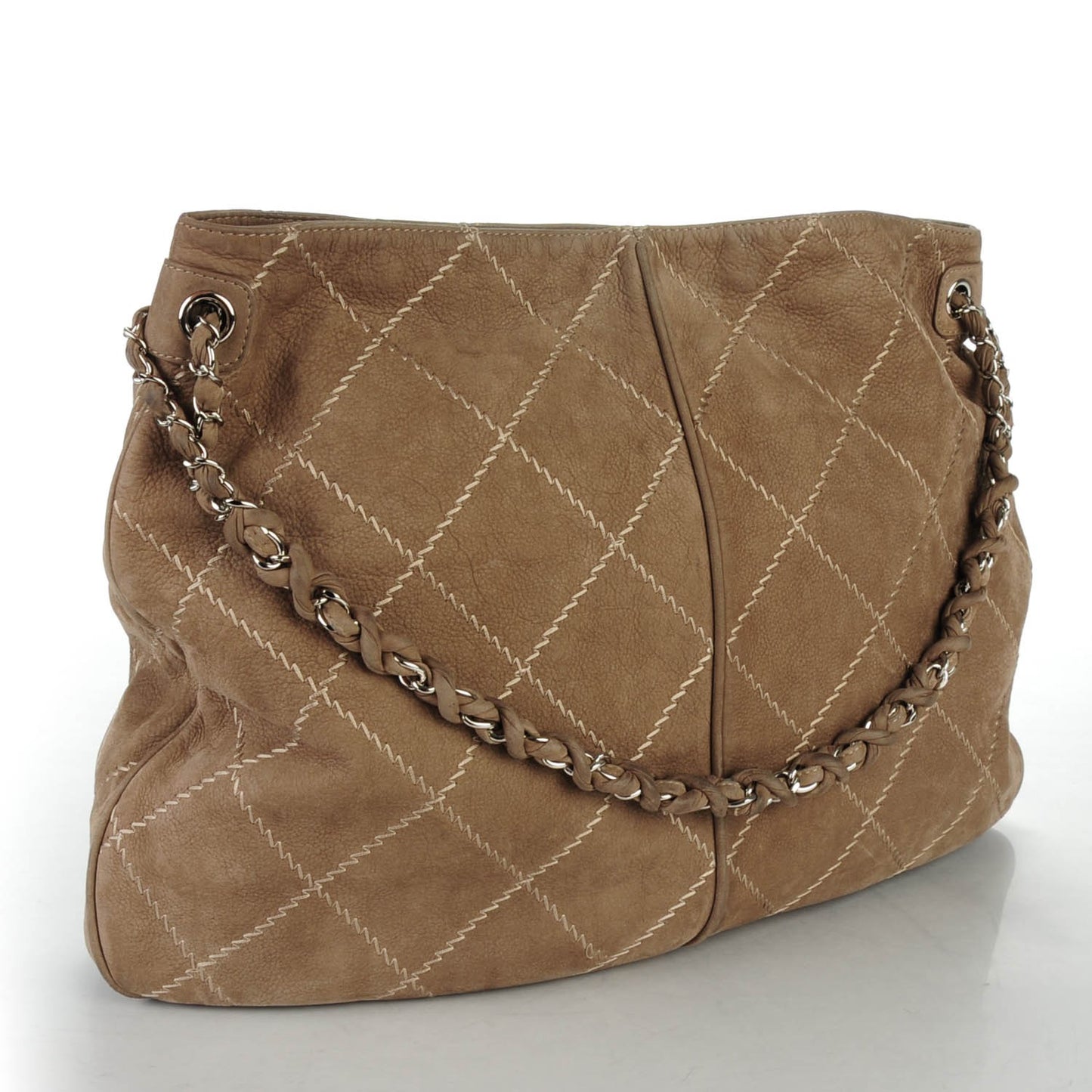 Suede Darjeeling Hobo Light Grey