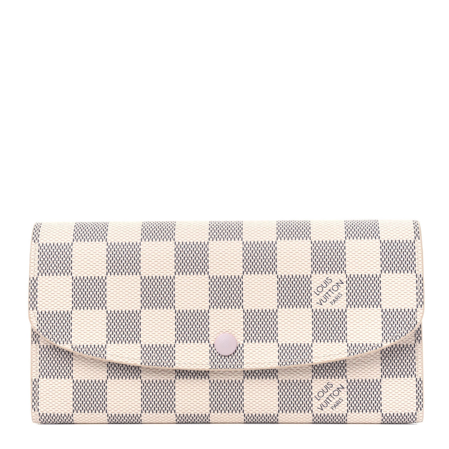 Damier Azur Emilie Wallet Rose Ballerine