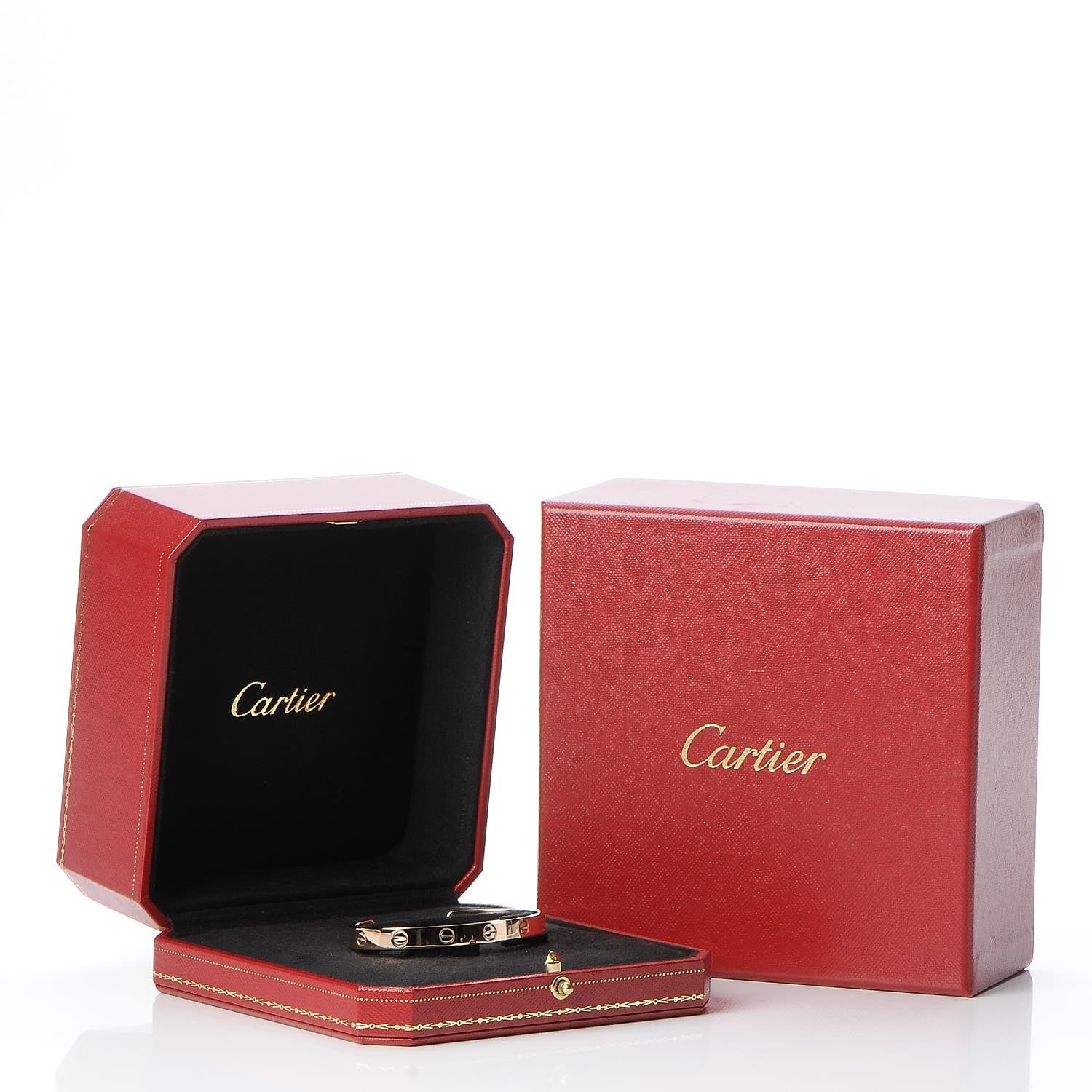 Cartier 18K Pink Gold LOVE Cuff Bracelet 16 7 of 7