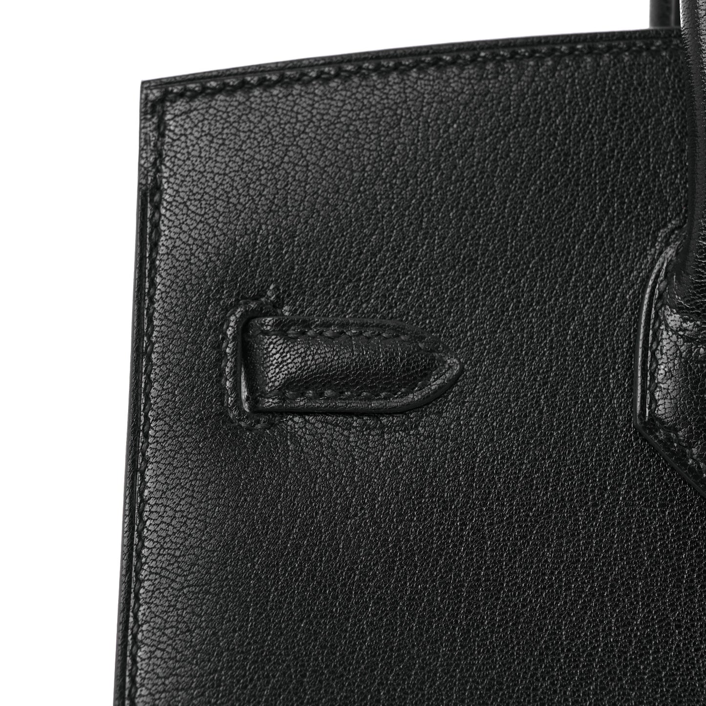 Chevre Chamkila Birkin Sellier 25 Bambou Black