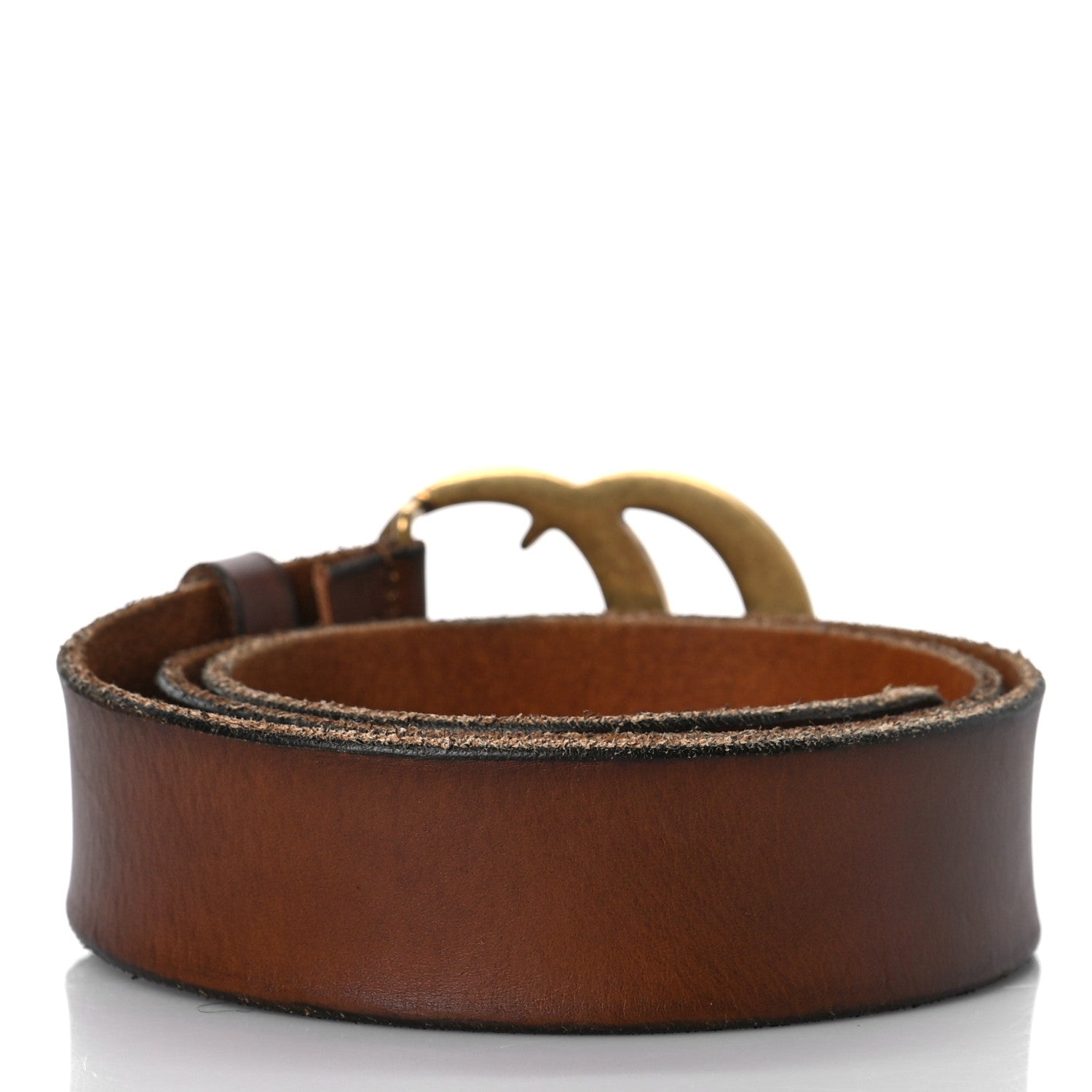Gucci Faded Calfskin Double G 40mm Belt 85 34 Cuir 2 of 8