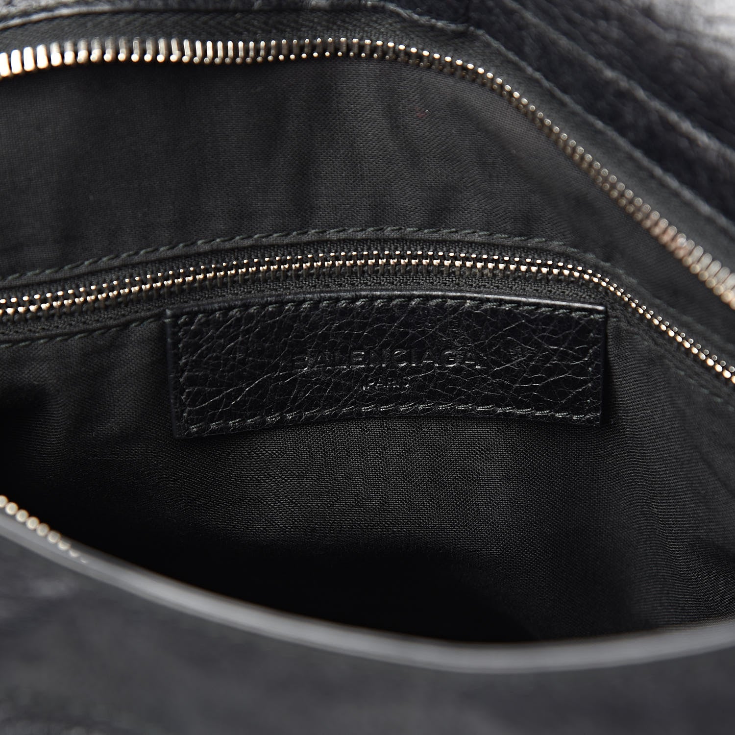 Balenciaga Agneau Classic Silver Hardware Town Black 6 of 16