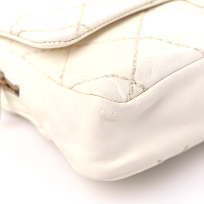 Chanel Lambskin Quilted Flower Patch Single Flap White 8 of 17
