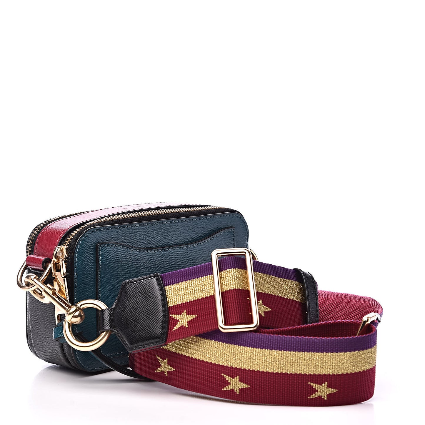 Saffino Small Snapshot Camera Bag Turquoise Multi