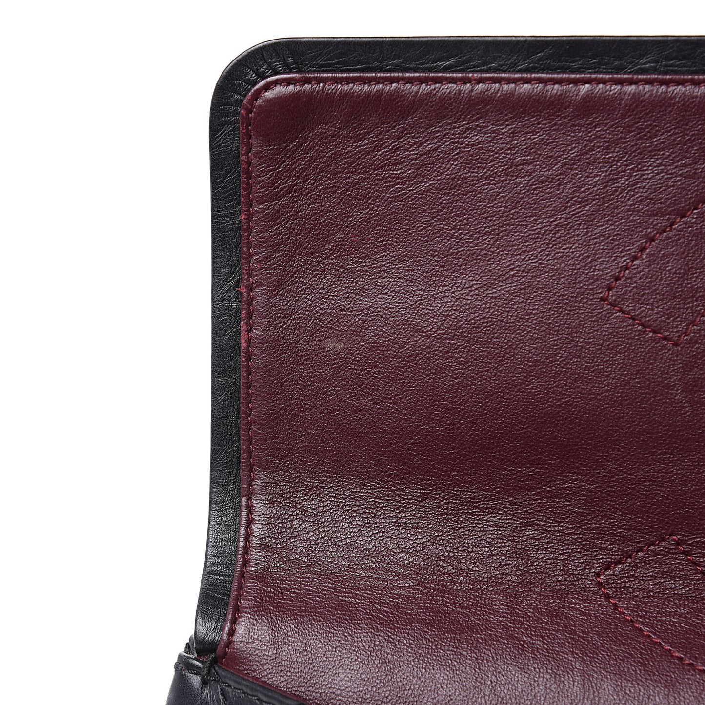 Aged Calfskin Quilted 2.55 Reissue 227 Flap Black