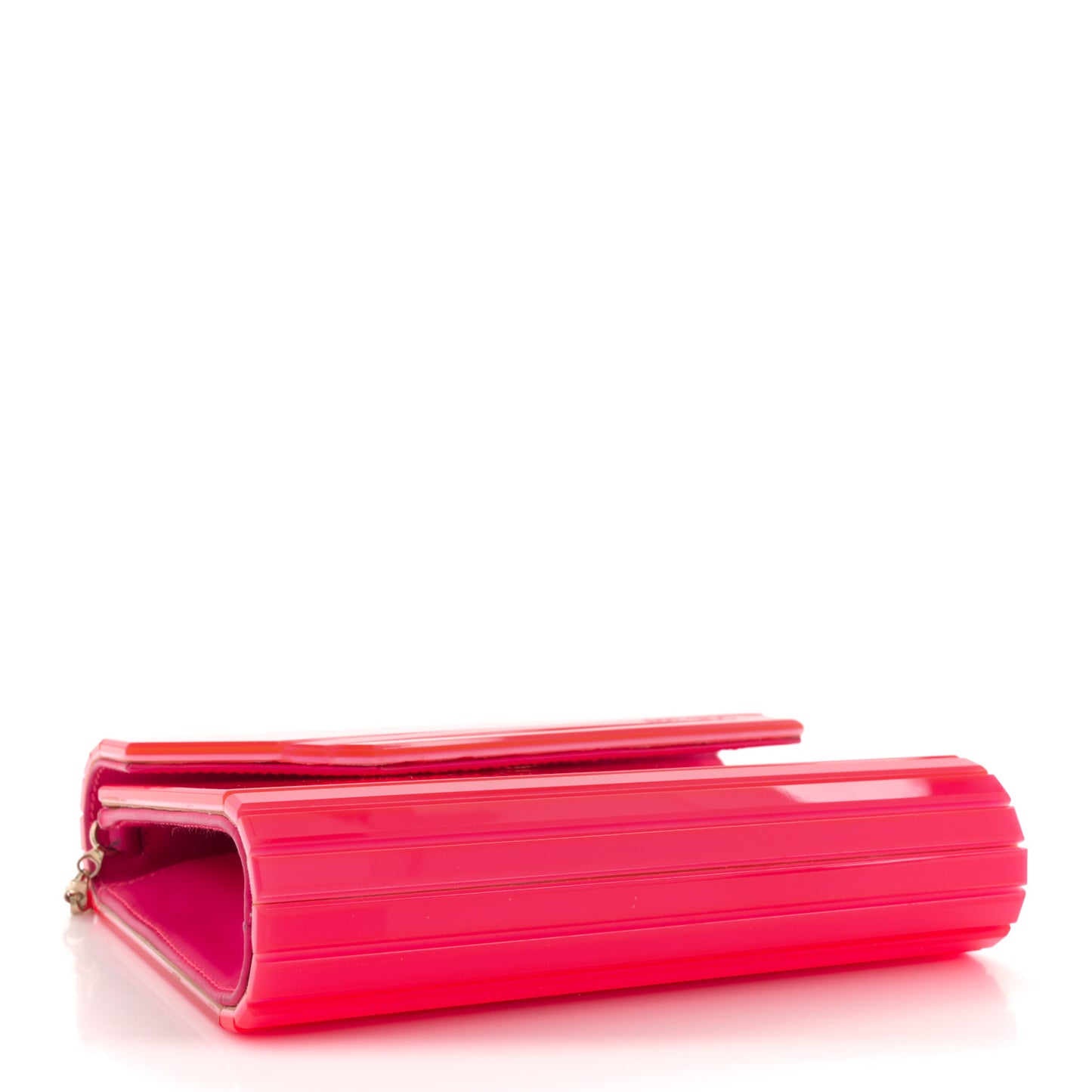 Acrylic Candy Clutch  Neon Pink