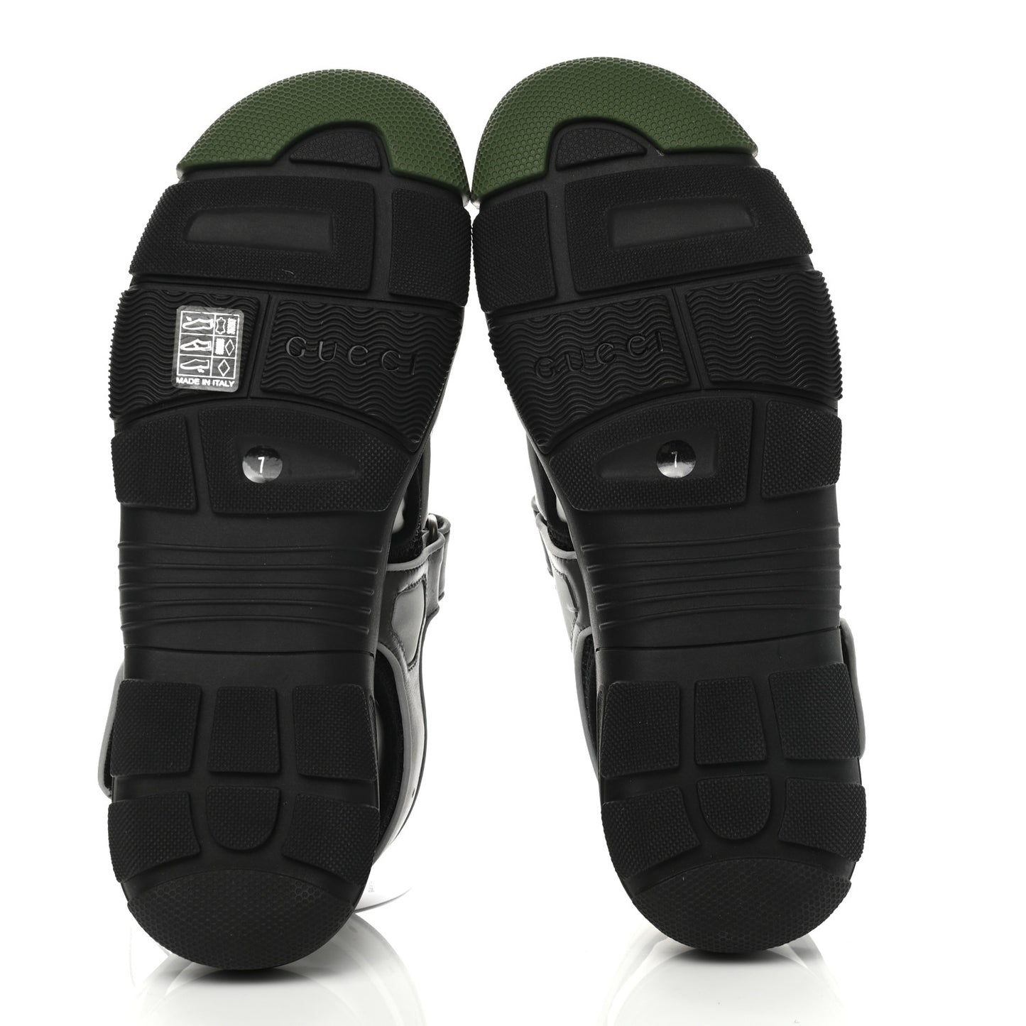 Mesh Fabric Mens Tinsel Sport Sandals 7 Black Silver Green