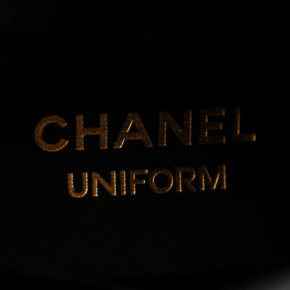 Chanel Stretch Lambskin Cap Toe CC Uniform Short Boots 38 Black 8 of 9