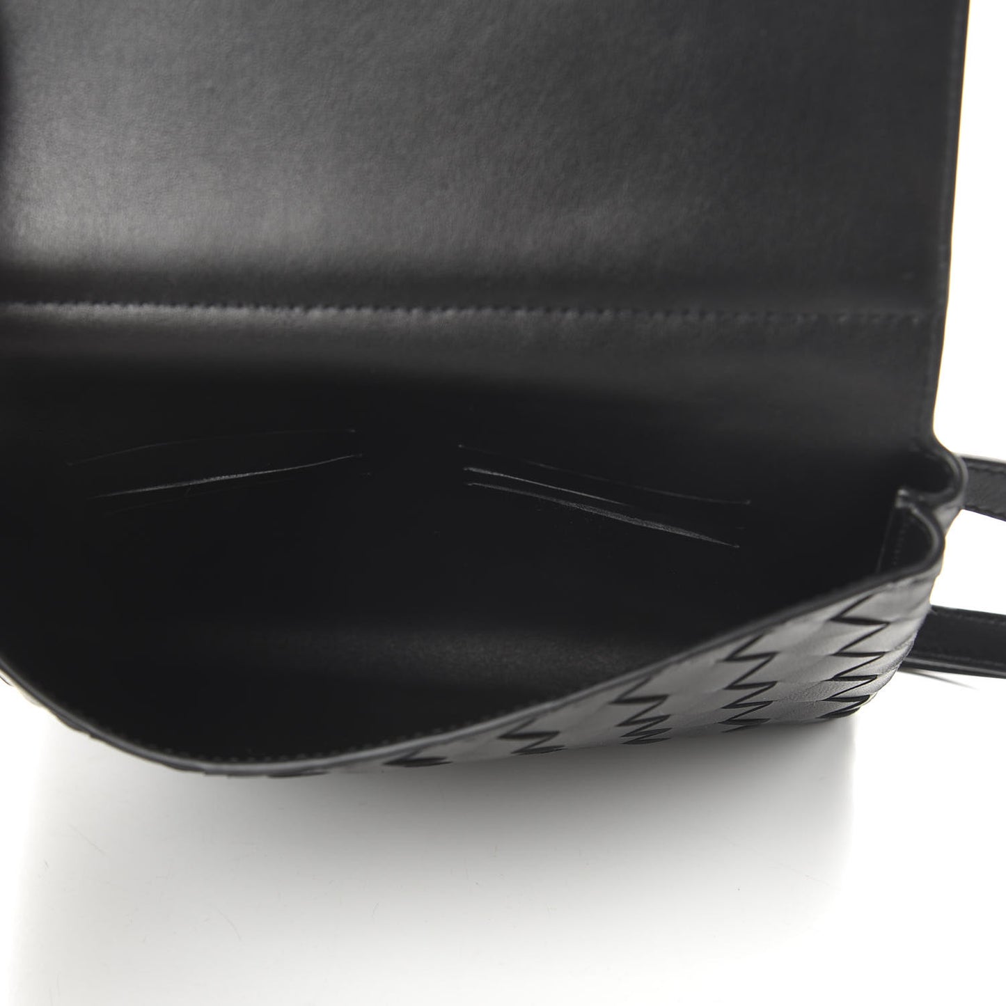 Nappa Intrecciato Belt Bag Black