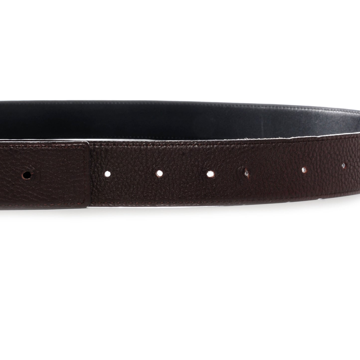 Box Togo Reversible 32mm Belt Strap 100 Noir Ebene