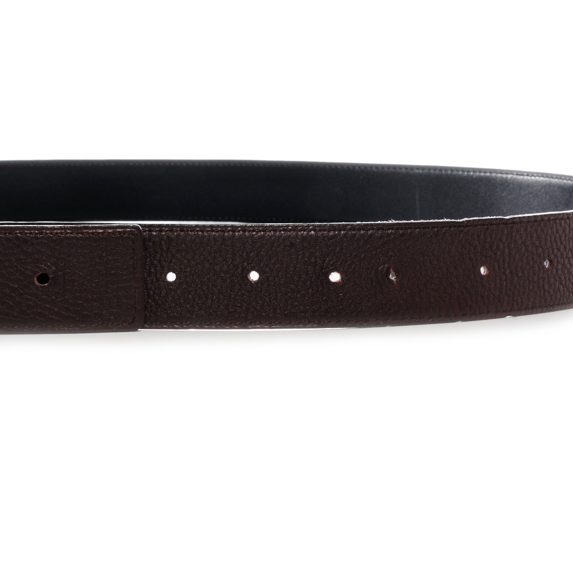 Hermes Box Togo Reversible 32mm Belt Strap 100 Noir Ebene 2 of 6