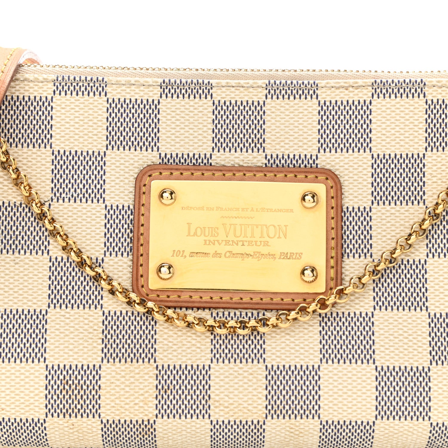 Louis Vuitton Damier Azur Eva Clutch 8 of 13